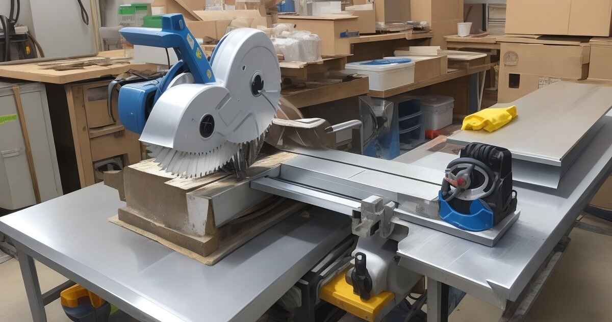 how to clean aluminum table saw top