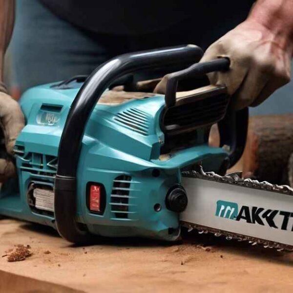 How to start a Makita chainsaw