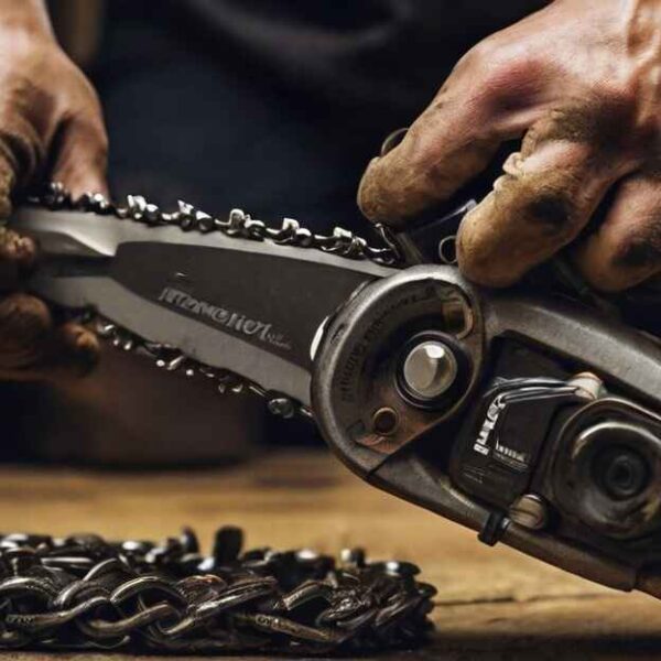 How to Remove a Link from a Chainsaw Chain